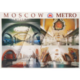 Открытки набор Московское метро - самые красивые станции 16 штук...