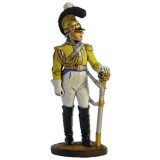 Солдатик оловянный Наполеоновские войны Офицер полка "Гард дю...