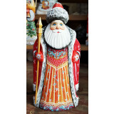 Новый Год и Рождество резная деревянная игрушка Дед Мороз, 22...