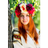 Русский народный костюм Венок Весна ВЕС-00-00-00, 10 см