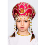 Русский народный костюм КОКОШНИКИ Кокошник Алина АЛИ-00-10-00, 11 см