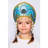 Русский народный костюм КОКОШНИКИ Кокошник Алина АЛИ-00-04-00, 11 см