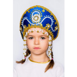 Русский народный костюм КОКОШНИКИ Кокошник Алина АЛИ-00-02-00, 11 см